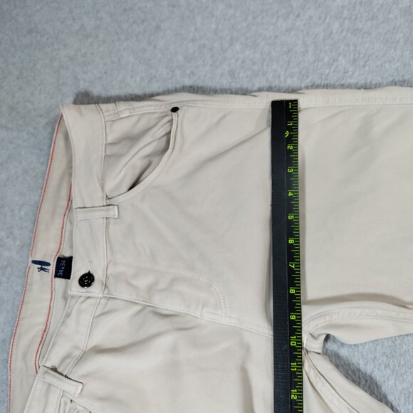 Johnnie-O Pants Mens 34x34 Beige Terry 5-Pocket Stretch - Picture 10 of 12